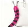 Adorable Foxes Tail Keychain Set Sturdy Ring Closure Soft Material Stylish Decoration For Keys Purses Or Backpacks