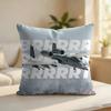 Fighter Jet Cool F  B SU Cushion Cover Silky Short Plush Invisible Zipper Dustproof Sofa Pillow Case For Home Decor