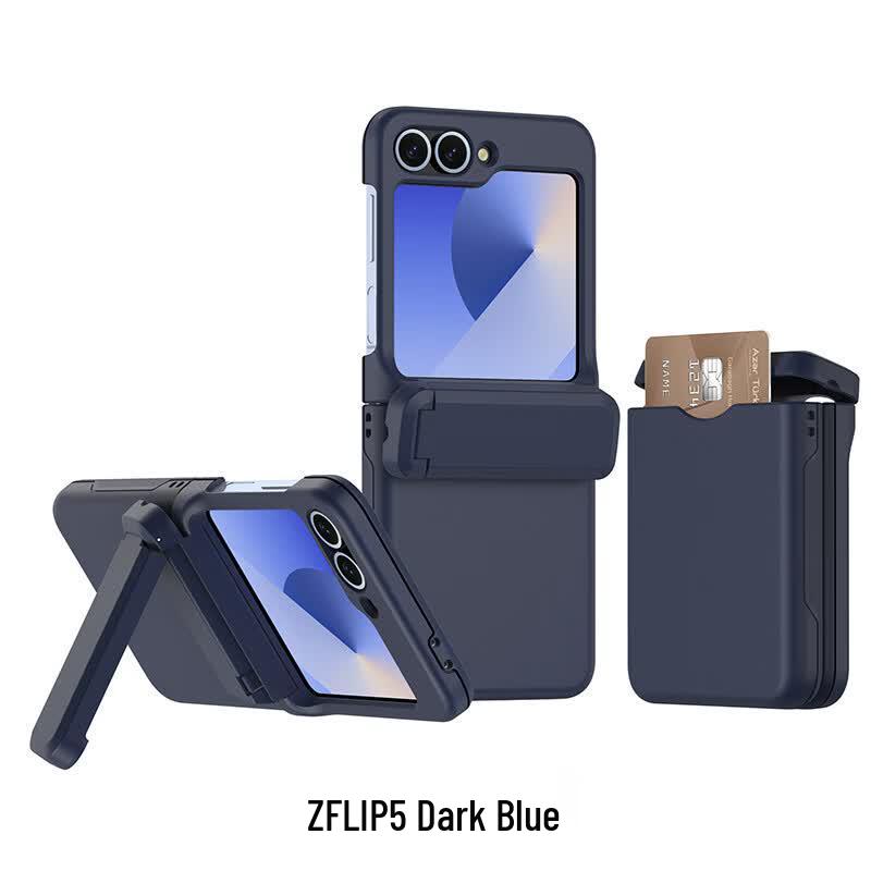 Кошелек-чехол CAXITON для Samsung Z Flip 5 с защитой шарнира