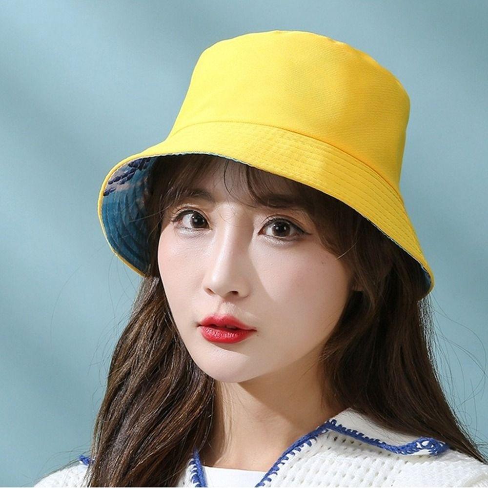 Foldable Bucket Hat Anti-UV Sun Hat Fashion Panama Hat  Outdoor Sports