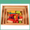 Wooden Educational Tray Set For Kids With Handles Learning Toys For Preschool And Kindergarten