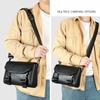Single-shoulder Bag Trendy and Fashionable Men's Crossbody Bag Multi-functional Crossbody Bag with Snap Fasteners