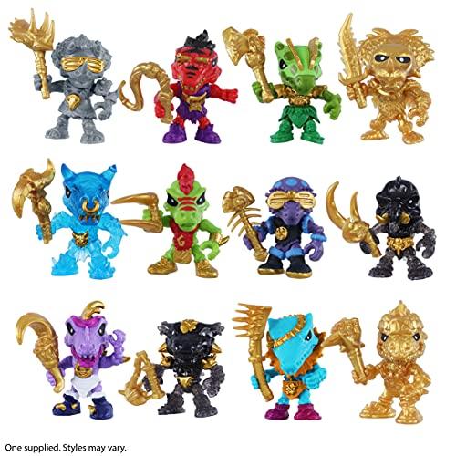 Treasure X Dino Gold Dino Einzelpack Offene Box Spielzeug Ausgraben und Entdecken Sammelbare Dinosaurierfiguren Finde Echten Goldschatz in 8 Abenteuertufen