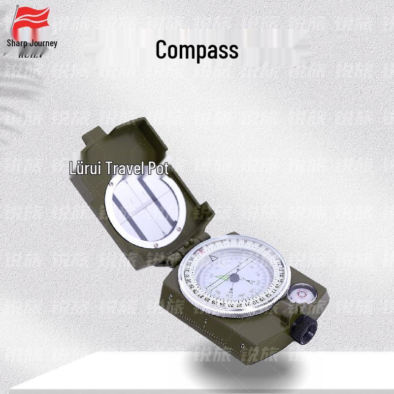 Multifunction Military Green Compass
