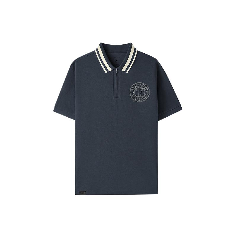 Skechers Elastic Short Sleeve Pullover Polo Shirt Men tops L226M040-0620 M