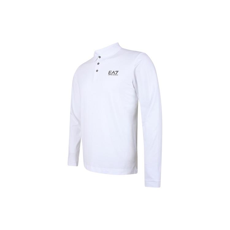 Emporio Armani EA7 Polo Shirt Men's White 8NPF05-PJM5Z-1100