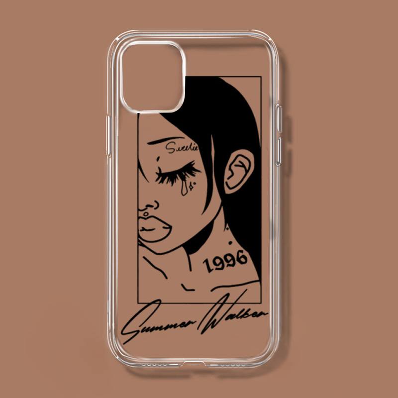 Summer Walker Over It RNB Rapper Phone Case for iPhone 11 12 Pro XS MAX 8 7 6 6S Plus X 5S SE 2020 XR Case