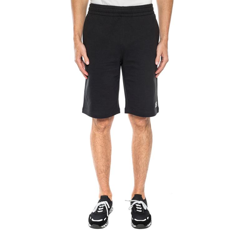 Emporio Armani Solid Color Mid Waist Loose Fit Straight Casual Shorts Men shorts Black 8NPS02PJ05Z1200