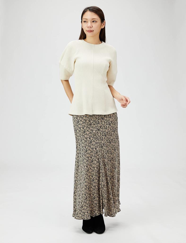 FRAY Puff Sleeve Cut One Size Fits All I.D. Women's Top, FWCT224094,