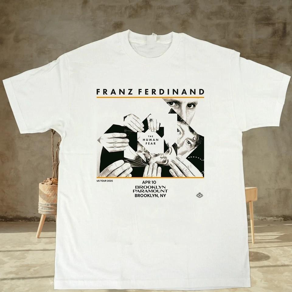 Franz Ferdinand North American tour Brooklyn T Shirt Full Size S-5XL CS097 S