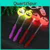 Whimsical Halloween Light-up Wands For Children Featuring Colorful Cartoon Pumpkin And Skull