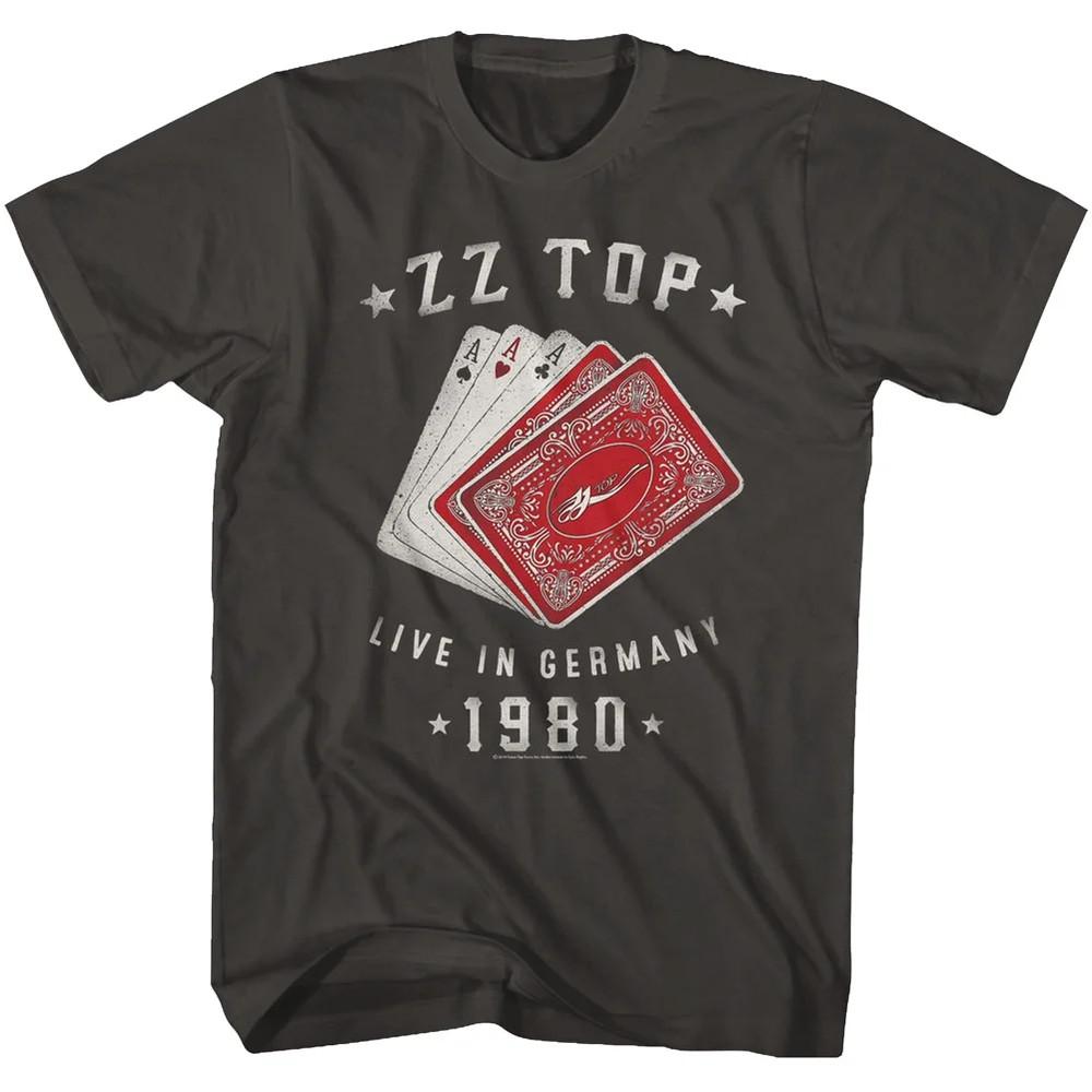 

New popular ZZ Top Cards Smoke S234XL Black Shirt FN568 Unisex T-Shirt XXXXL