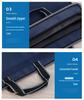 Large Capacity Oxford Cloth Document Holder with Zipper - Business, Meeting & Gift Briefcase