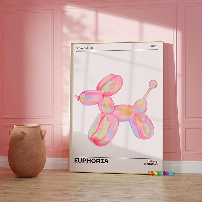 

Галерея Настенный художественный набор из 2 принтов Ретро Абстрактная Аура Плакат с градиентом 70-х годов Эстетический винтажный холст Картины Домашняя комната Безрамное 21x30cm No Framed