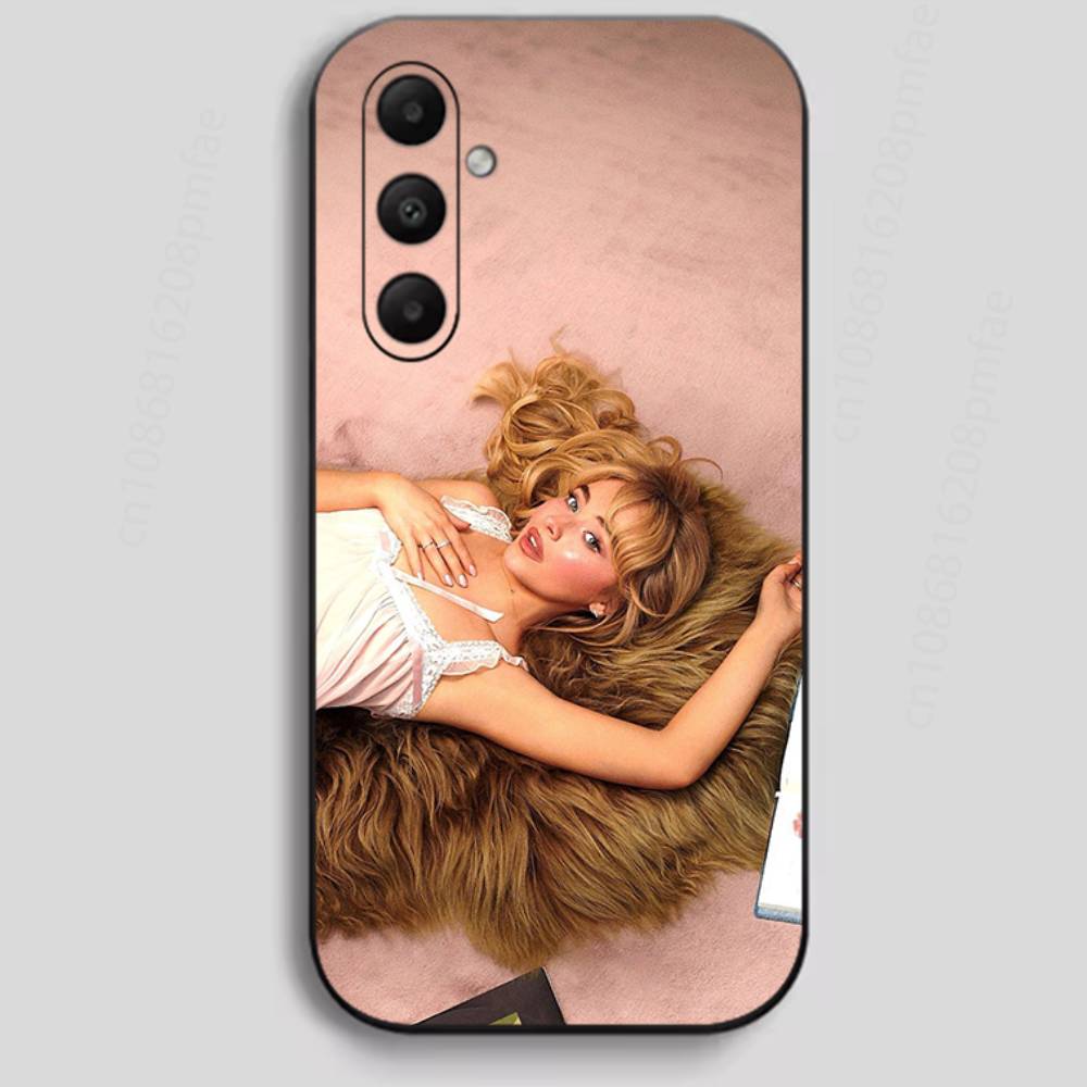 

Singer S-Sabrina Carpenter Phone Case For Samsung Galaxy A13,21s,22,31,32,40,52,71,A91 Soft Black Shell Samsung A41