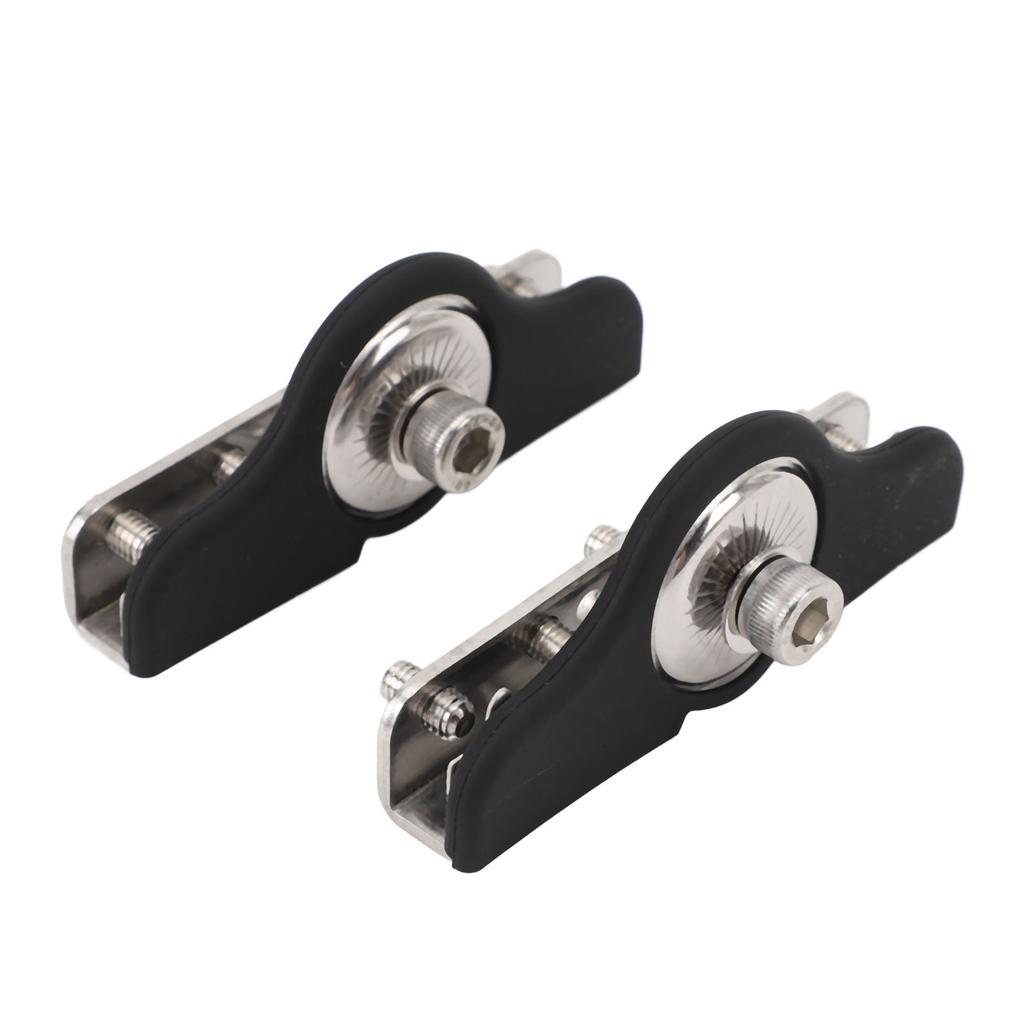 2PCS LED Light Bar Mounting Bracket Stainless Steel Universal Hood LED Work Light Mount Bracket Clamp Holder for Truck