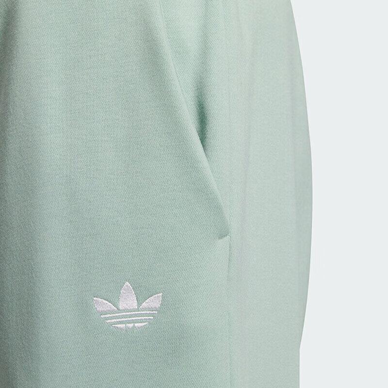 Adidas Originals Comfortable Loose Versatile Solid Color Sports Long Pants Unisex Bottoms Light-Green JL8390