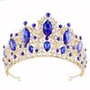 Water Drop Shape Tiara Hair Crown Rhinestone Bridal Wedding Crown Hair Accessories  Party Event