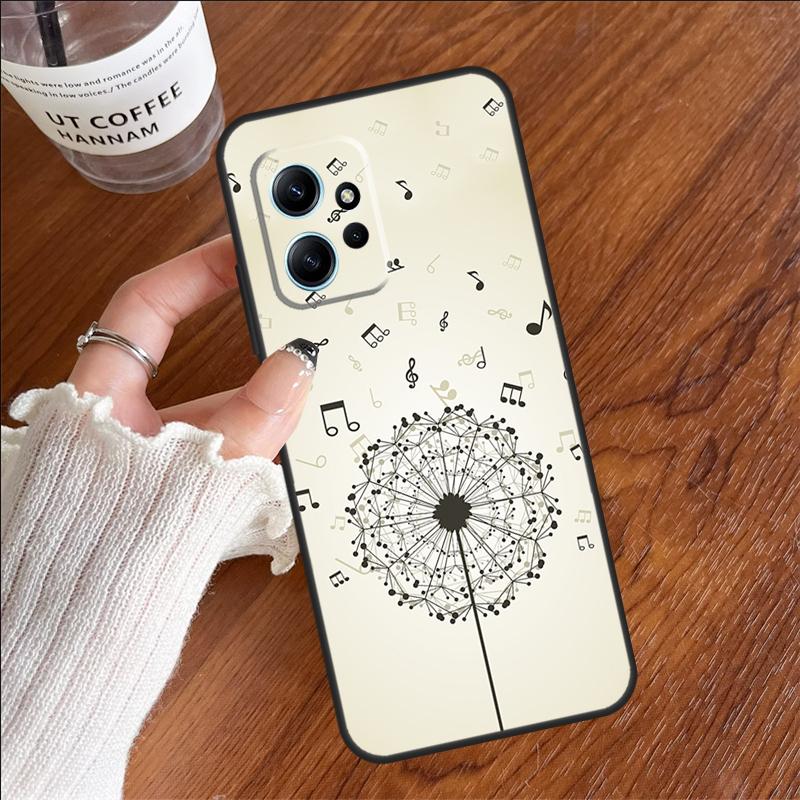 Minimalist Music Lover Case For Xiaomi Redmi 13C 14C 10C 12C Redmi Note 14 12 11 9 10 13 Pro 9S 10S 11S 12S Cover