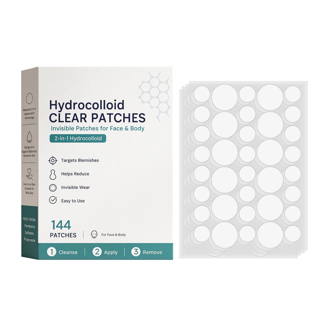 Microneedle Pimple Patches for Blemishes - Hydrocolloid Dots for Face