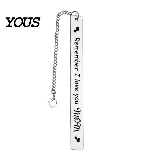 Strong Metal Page Marker Frosted Bookmark, Engraved Marker, Thin Book Mark Bookmark for Students Teachers, Graduation Christmas Gift Lovers