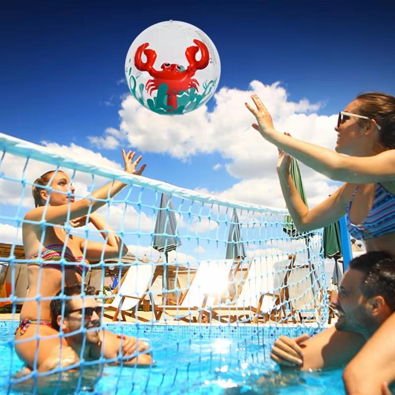 Nadmuchiwane Zwierzątko 3D Piłka Plażowa Na Trawę - Przezroczysta Piłka Do Zabaw Wodnych Z Wzorem Flaminga Jednorożca Zabawa Na Świeżym Powietrzu Dla Dzieci