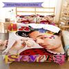 Harry Styles Beddengoed Dekbedset Dekbedovertrek Kussensloop Huisdecoratie Verjaardagscadeau (1 dekbedovertrek + 2 kussenslopen, zonder binnenkussen)