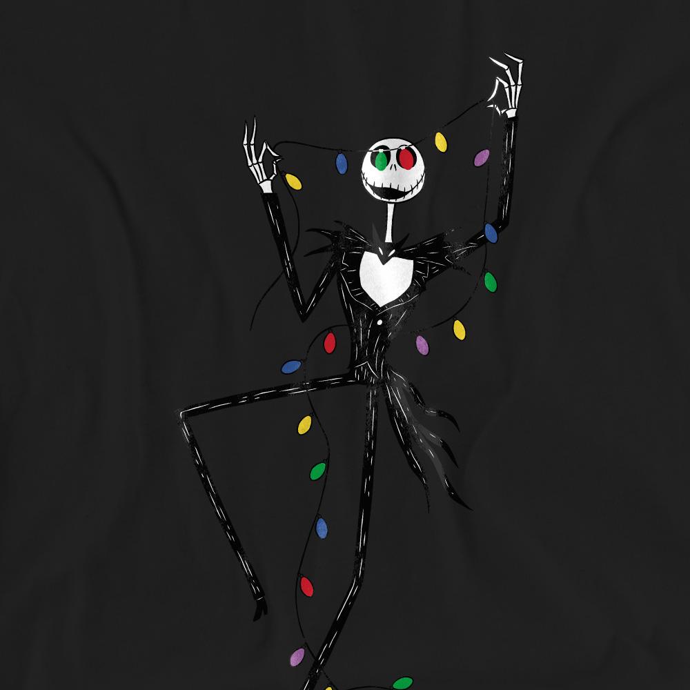 The Nightmare Before Christmas Unisex Adult Jack Fairy Lights T-Shirt