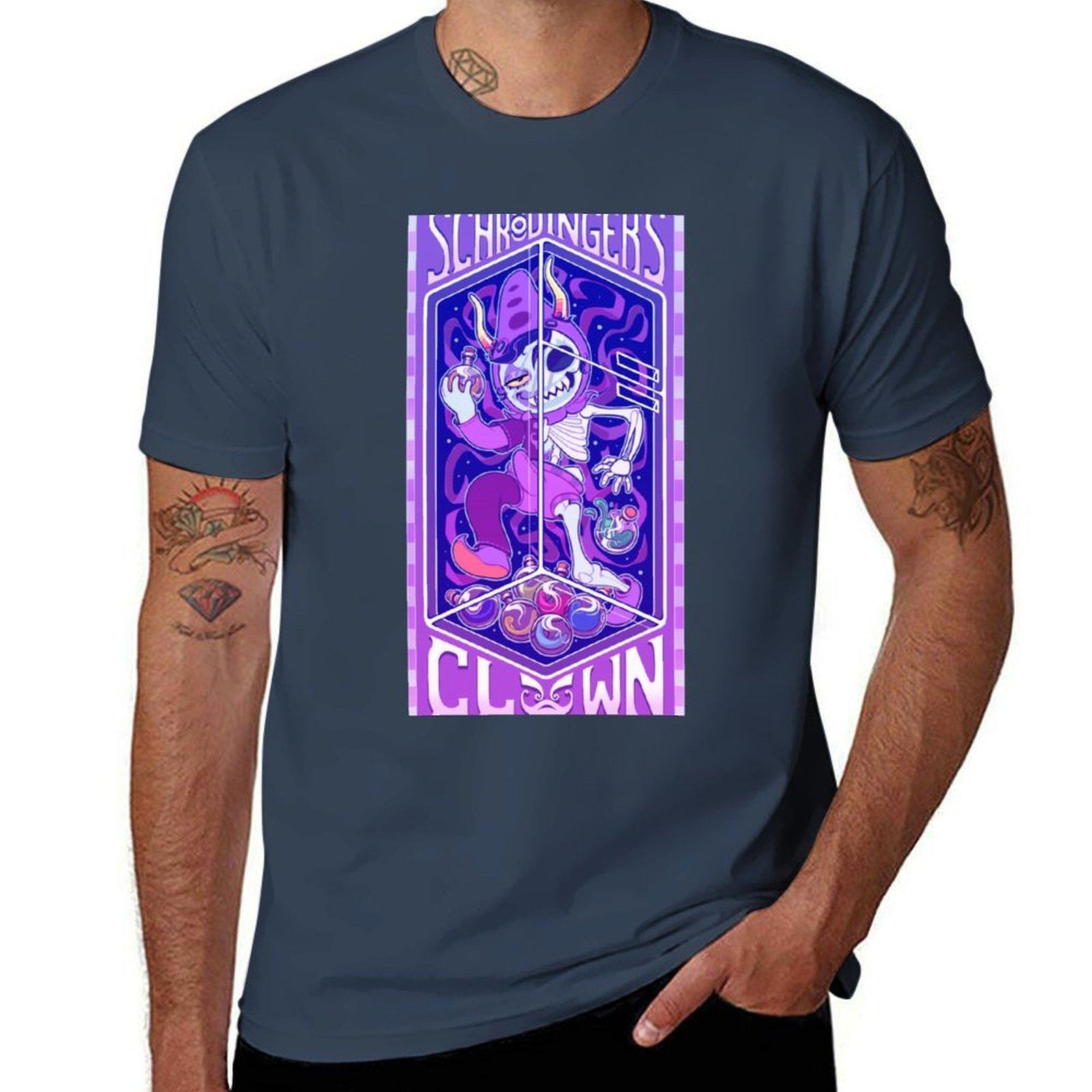Schrodingers Clown Tshirt Casual Daily Outfit Tshirt S