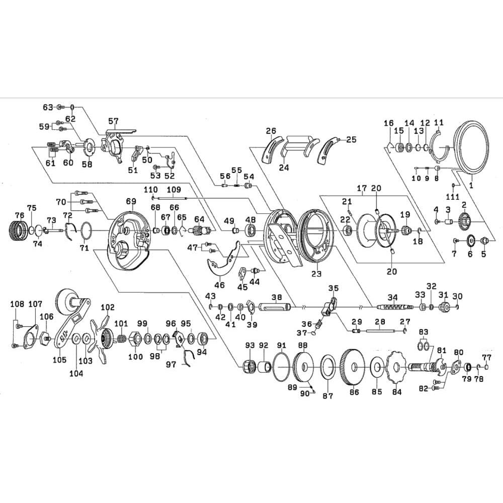 [DAIWA] Genuine Spare Spool for 17 Saltiga BJ200HL, Part No.17