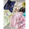 Girls Sweet Korean Style Fake Two Piece Lace Patchwork Short Sleeve T Shirt