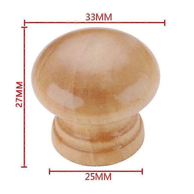 20pcs Drawer Door Wooden Handle, Furniture Knob, Furniture Handles for Cupboard Wardrobe Kitchen, Round Pull Knobs for Cupboard Drawer Shoebox Cupboar