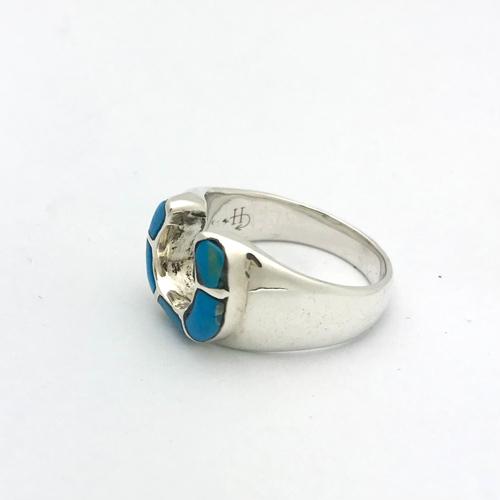 Helldorado Turquoise Horseshoe Ring (Type A)