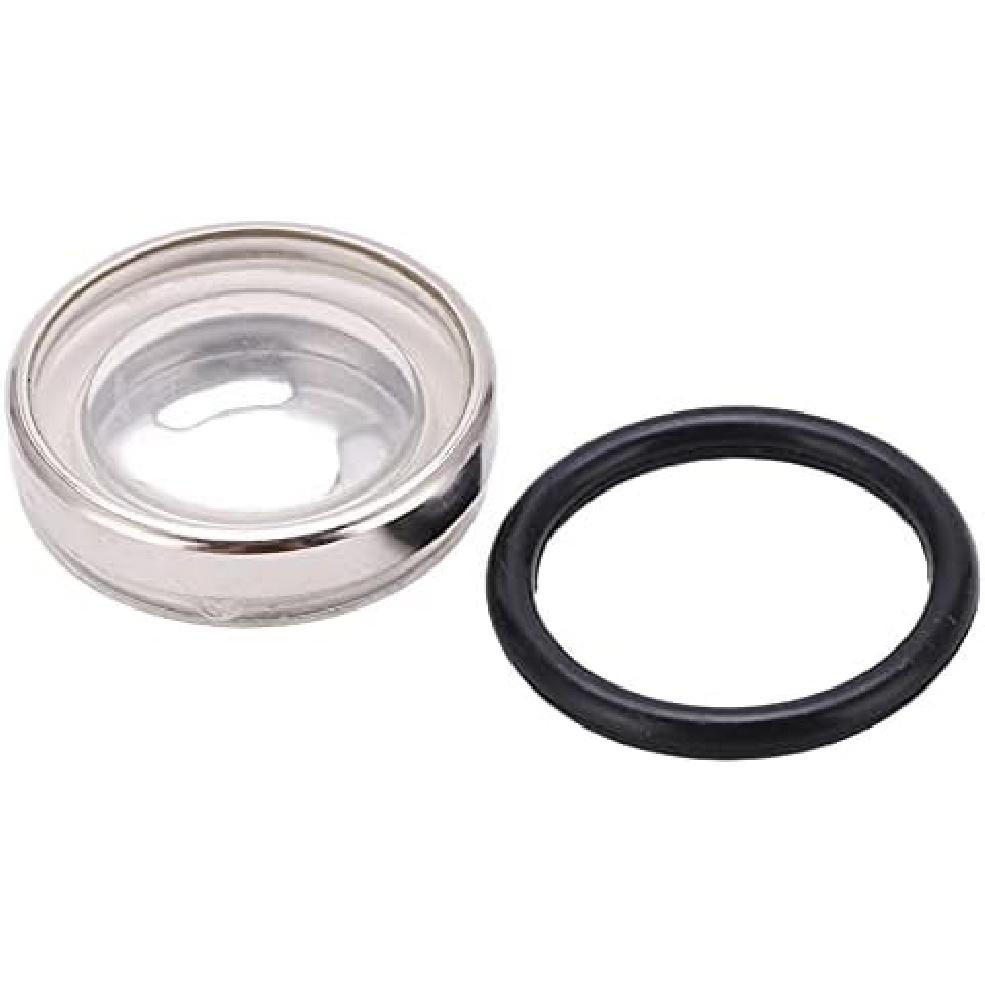 Universal Motorcycle Brake Master Cylinder Reservoir Sight Glass Front Rear Replacement for (18mm)