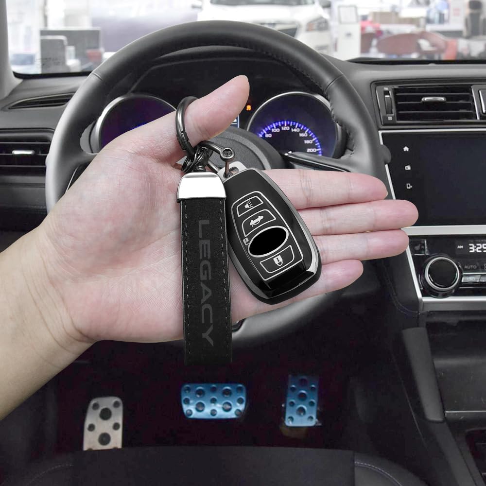 [akarin] Subaru Legacy Leather Key Ring Keychain Key Chain Legacy