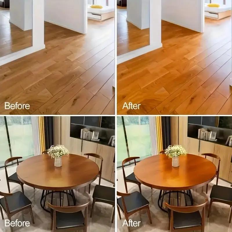 Wood Floor Care Oil: Deep Nourishing Polish for Hardwood/Laminate, Restores Luster, Gentle Formula, No Scent