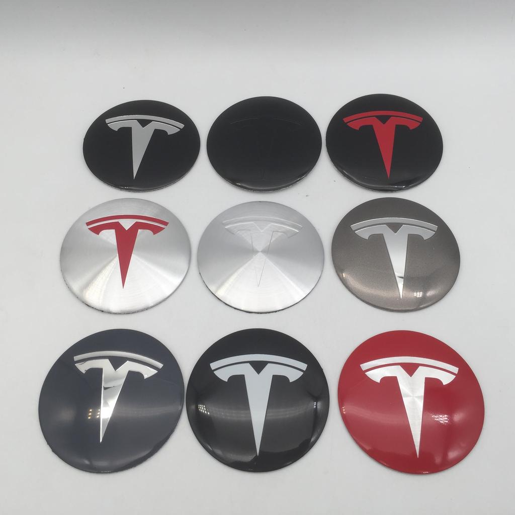 Glpyx8 4 τεμάχια 56mm 60mm 65mm Για Tesla Model 3 Model Y Σήματα Αυτοκινήτου Καλύμματα Κέντρου Τροχού Καλύμματα Καλύμματα Στυλ