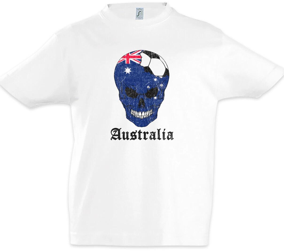 Australia Football Comet Kids Boys kids boys T-Shirt Flag Football Australia Flag 100