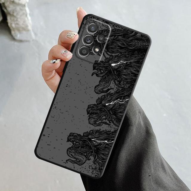 

Самурай Дракон Вовк Маска Чохол для Samsung Galaxy A14 A73 A53 A71 A51 A31 A33 A22 A12 A21s A13 A32 A52s A72 A52 A23 Чохол Samsung A52s 5G