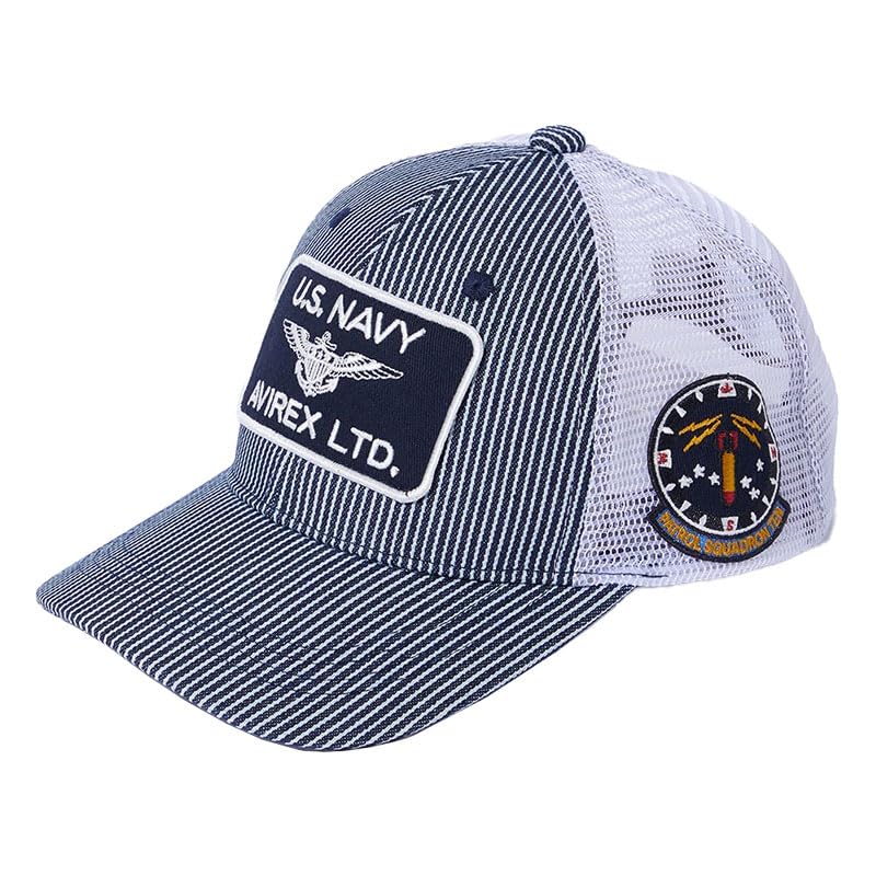 

Avirex Navy Mesh Military 80497000 Men s U.S. Cap, Style, Hickory,