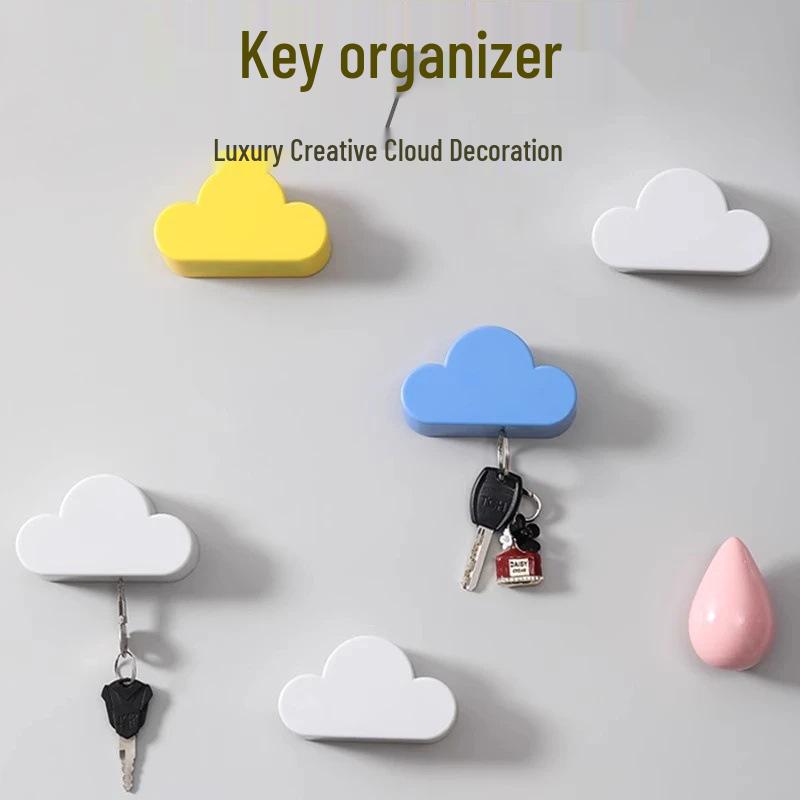 

Магнитный держатель для ключей и сумок Nordic Cloud - Самоклеящийся, не требует сверления