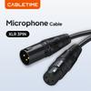 CABLETIME XLR Cable Microphone Sound Cannon Plug Guitar Cable XLR Extension Cable for Audio Mixer Amplifiers XLR CordGood Product