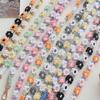Cotton Mobile Phone Lanyard Daisy Macrame Keychain Hanging Strap Bag Hanging Rope  Bag Accessories