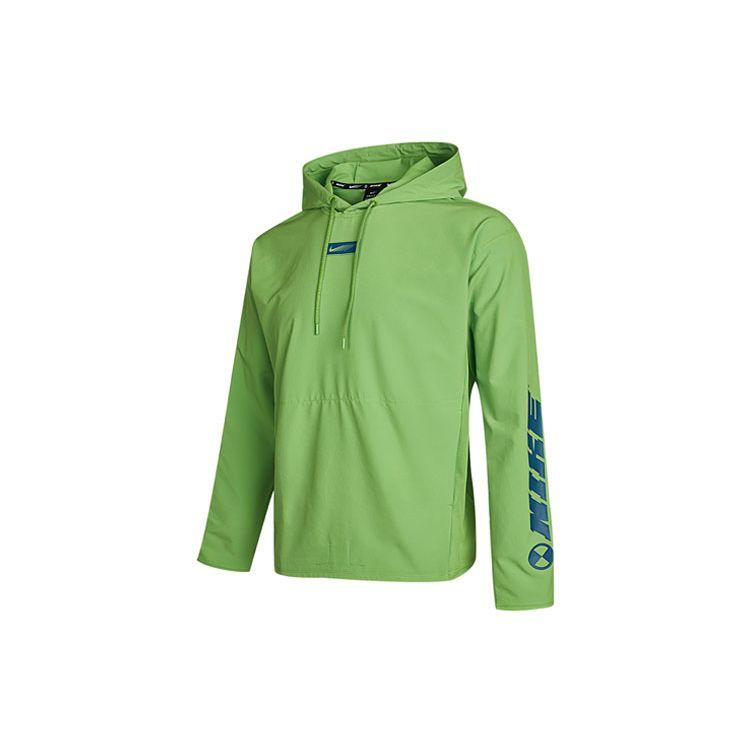 Nike Sport Clash Woven Training Pullover Hoodie Men Tops Bright-Green CZ1487-304