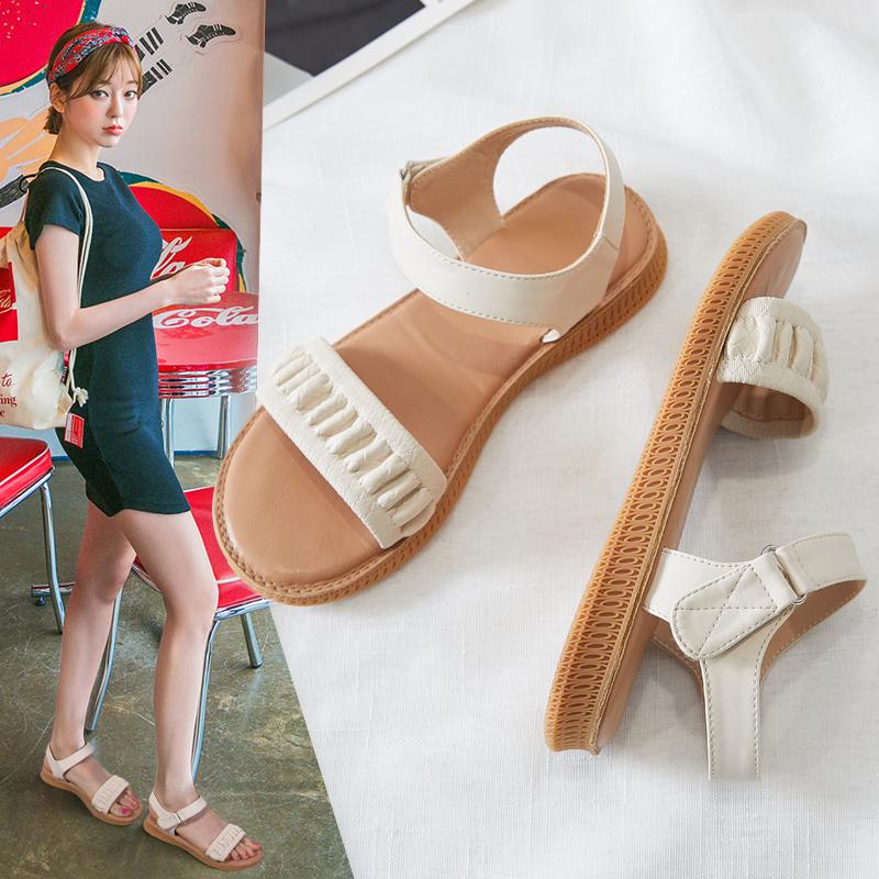 MJGkhiy Sandali Donna Estive 2023 Spiaggia Bohémien Sandalo Sandalo Flat Schiava Sandali Donna Trekking Tacco Piatto Infradito Sandali Casual Scarpe Da Spiaggia 122771610