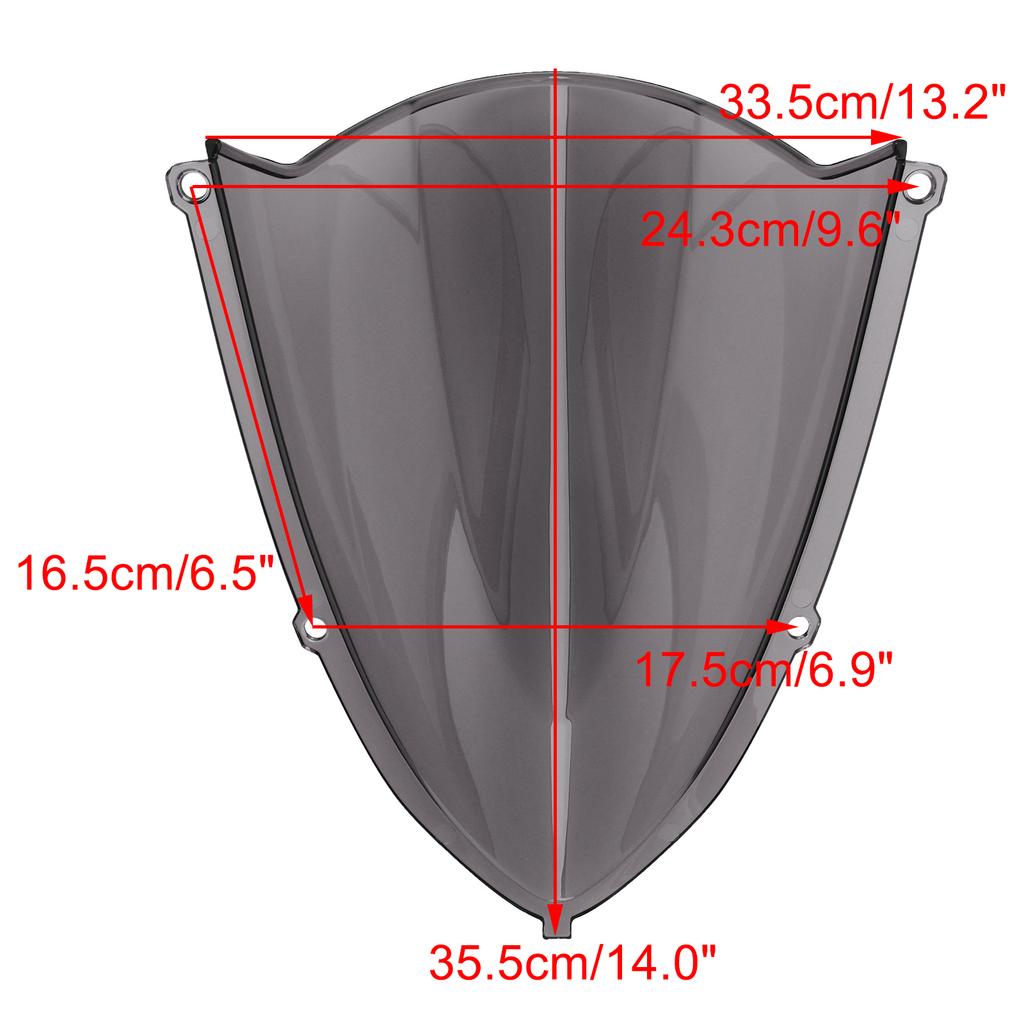 Windshield WindScreen fit for Aprilia RS457 2024-2025 Gray