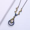 Designer New Antique Necklace Silver Natural Topaz Earrings High Quality
