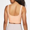 Nike Yoga Luxe Haut Court Débardeur Femmes Hauts Rose Orange CV0577-734