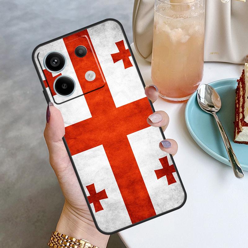 Georgia Flag Funda For Xiaomi Redmi Note 12 11 10 9 8 13 Pro Plus 12S 11S 10S 9S 10A 9C 10C 12C 13C Case