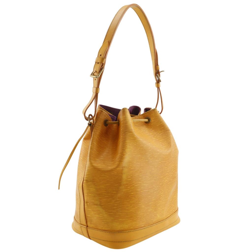 Louis Vuitton Noe Shoulder Bag M44009 Tassiri Yellow Epi Leather Women Used